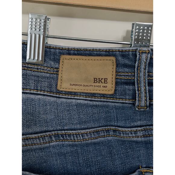 BKE Universal Skinny Jeans 28x31.5 Mid Rise Grunge Thrashed Paintercore workwear - Picture 6 of 6